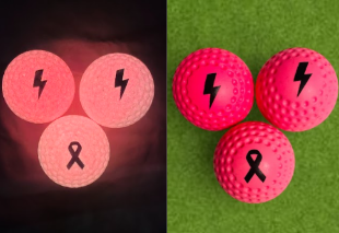 Pink Breast Cancer GLO Ball