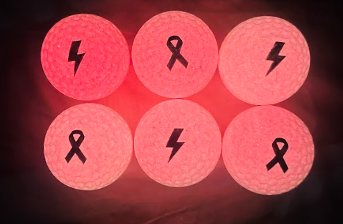Pink Breast Cancer GLO Ball
