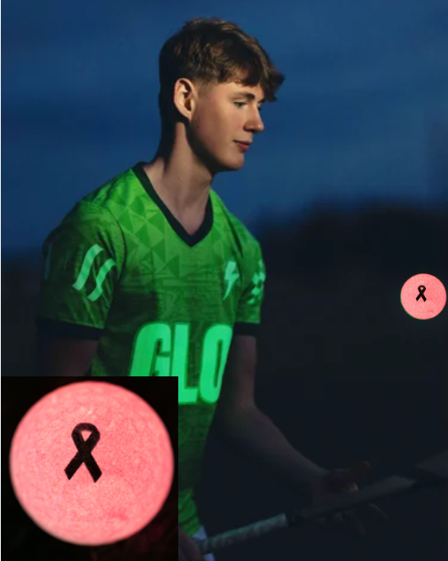 Pink GLO balls - Breast Cancer Ireland