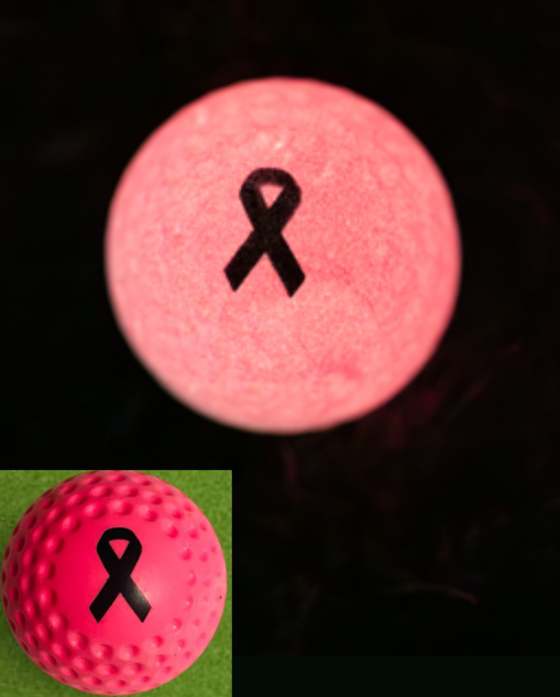Pink GLO balls - Breast Cancer Ireland